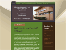 Tablet Screenshot of highlandcountryinn.com